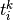 t_i^k