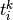 t_i^k