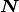 \boldsymbol{N}